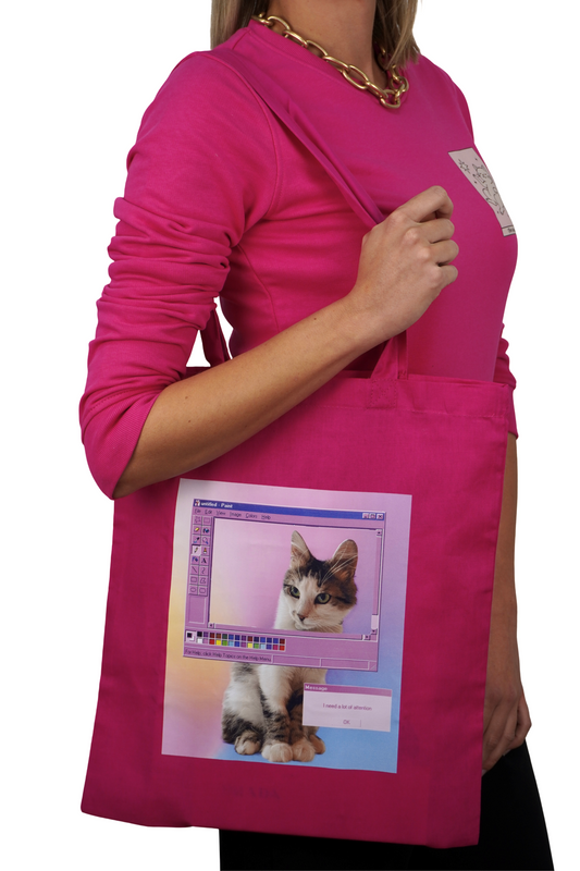 PIXEL PURRFECTION VÁSZONTÁSKA